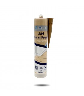 Mastic joint de finition bois et parquet Sylex