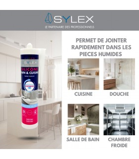 Mastic Cuisine & SDB séchage express SE 720 Sylex - 280ml