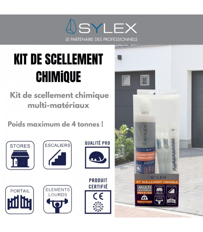 Kit de Scellement chimique Sylex