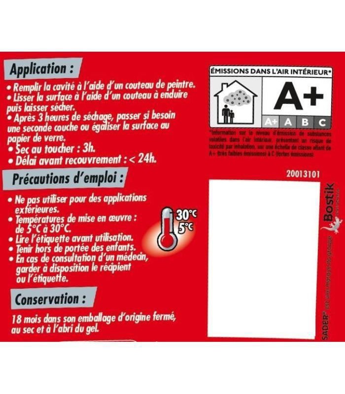 Enduit Rebouche Tout Sader