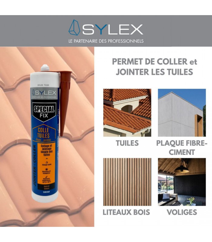 Mastic Fixation tuiles 280ml Sylex TU 30