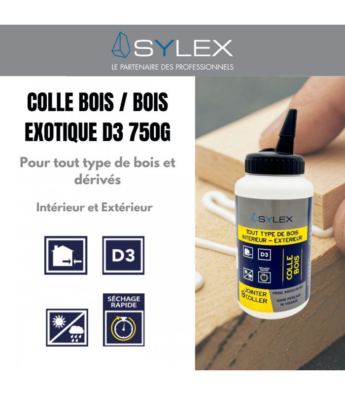 Colle Extra Forte Bois D3 Sylex