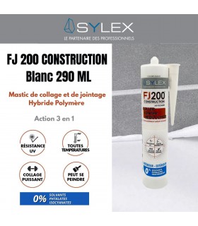 Mastic Coller, Jointer et Sceller 290ml Sylex Construction FJ200
