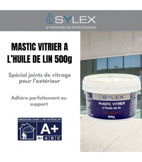 Mastic vitrier à l'huile de lin