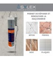 Mastic réparation ciment 7009 280 ml SYLEX