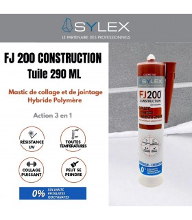 Mastic Coller, Jointer et Sceller 290ml Sylex Construction FJ 200