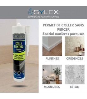 Colle acrylique de fixation spéciale plinthes 280ml