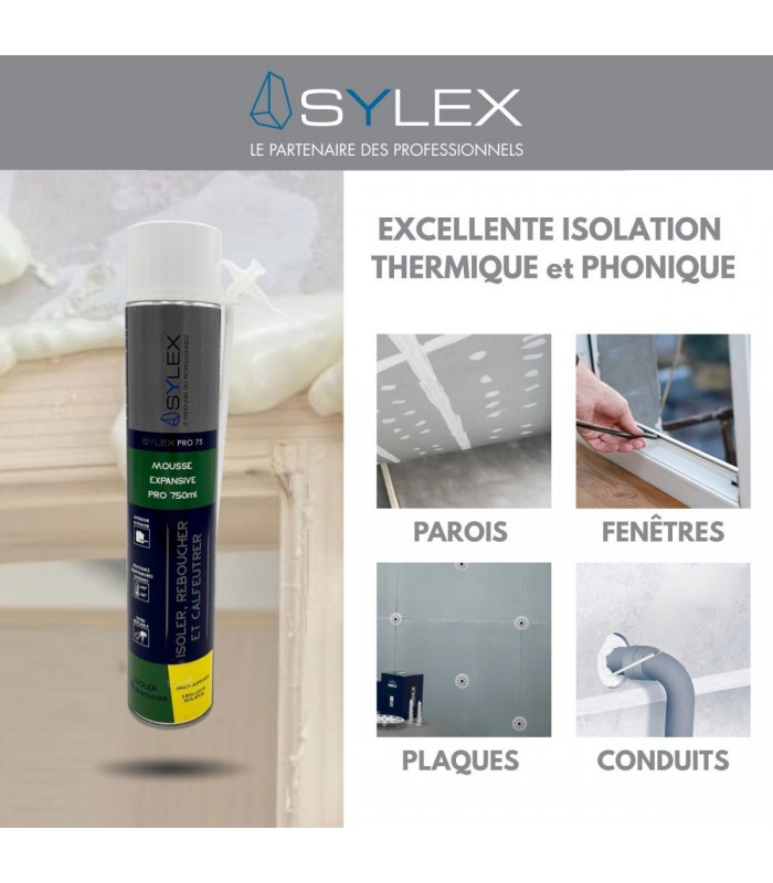 Mousse expansive PU 1C Pro 75 750ml