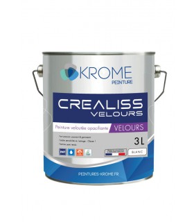 Krome Crealiss Velours – Peinture Opacifiante Acrylique pour Murs – Intérieur