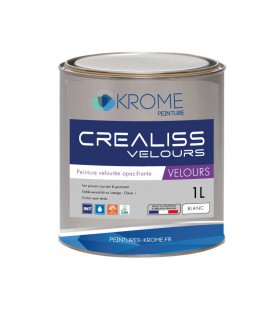 Krome Crealiss Velours – Peinture Opacifiante Acrylique pour Murs – Intérieur