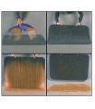 Tapis grattant intérieur extérieur gazon synthétique 40x60 cm