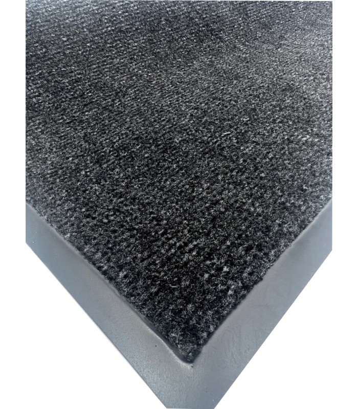 Tapis intérieur anti poussière absorbant Brazil noir 40x60 cm