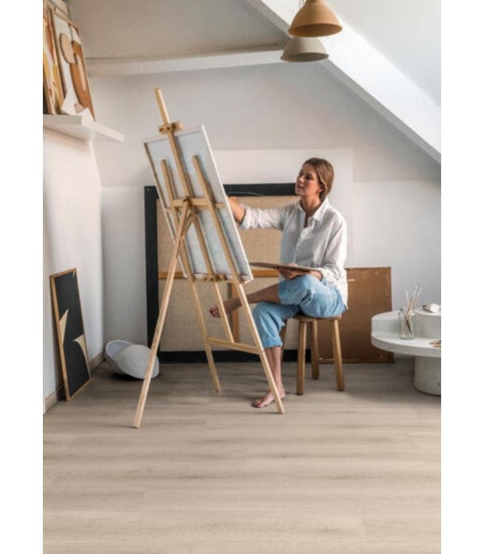 Lame à clipser PVC RIGID 55 - Chêne blanchi - 1524 x 228 x 6 mm