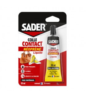 Colle néoprène contact Sader liquide tous supports