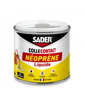 Colle néoprène contact Sader liquide tous supports