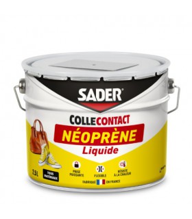 Colle néoprène contact Sader liquide tous supports