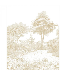 PANO, CASE. FLORAL SQUARE  CARAMEL 200x310 10723 PANW6