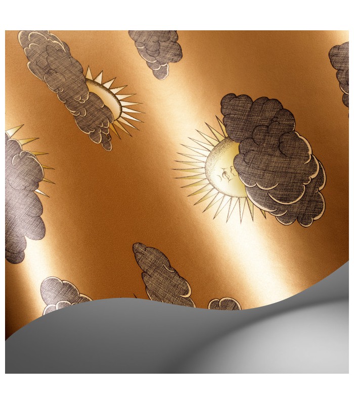 Papier peint SOLI E NUVOLE - Collection FORNASETTI SENZA TEMPO 2 - COLE&SON - REF 123/2011