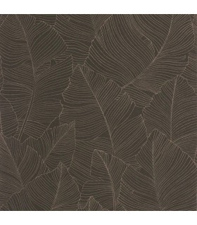 Papier peint Caselio - Vegetalia noir et blanc - 10650