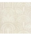 Papier peint Caselio - Delicacy blanc et or - 10656