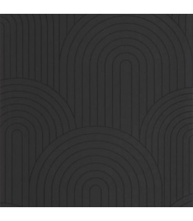 Papier peint Caselio - Curved Line noir - 10711