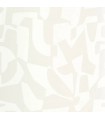 Papier peint Caselio - Broken Pattern blanc nacré - 10712