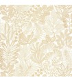 Papier peint Caselio - Golden Jungle blanc et or - 10716