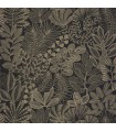 Papier peint Caselio - Golden Jungle noir or - 10716