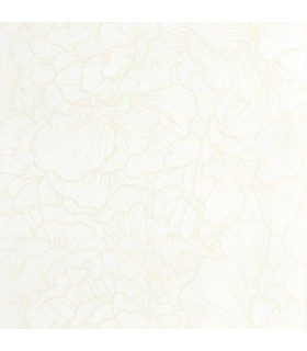 Papier peint Caselio Delicate Petals blanc - 10708 - VDNT1