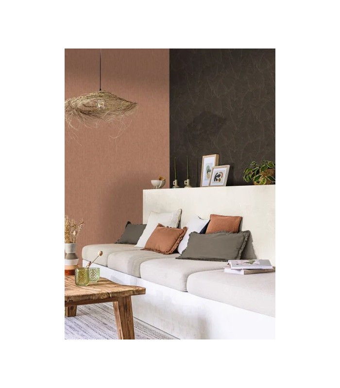 Papier peint Caselio - Vegetalia noir et blanc - 10650