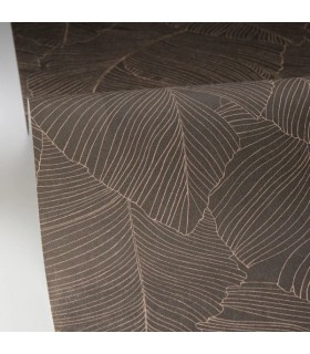 Papier peint Caselio - Vegetalia noir et blanc - 10650