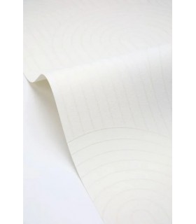 Papier peint Caselio - Curved Line blanc - 10711