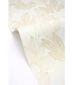 Papier peint Caselio - Little Botanica blanc et or - 10715