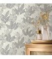 Papier peint Caselio - Little Botanica noir et blanc - 10715