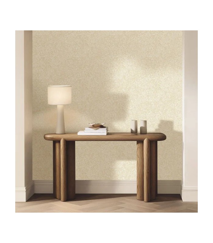 Papier peint Caselio - Storm blanc or - 10706