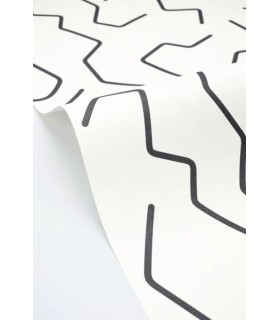 Papier peint Caselio - Art Line noir et blanc - 10710