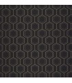 Papier peint Caselio - Hexaline noir or - 10713