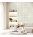 Papier peint Caselio - Hexaline noir blanc or - 10713