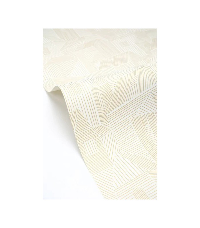 Papier peint Caselio - Village blanc doré - 10718