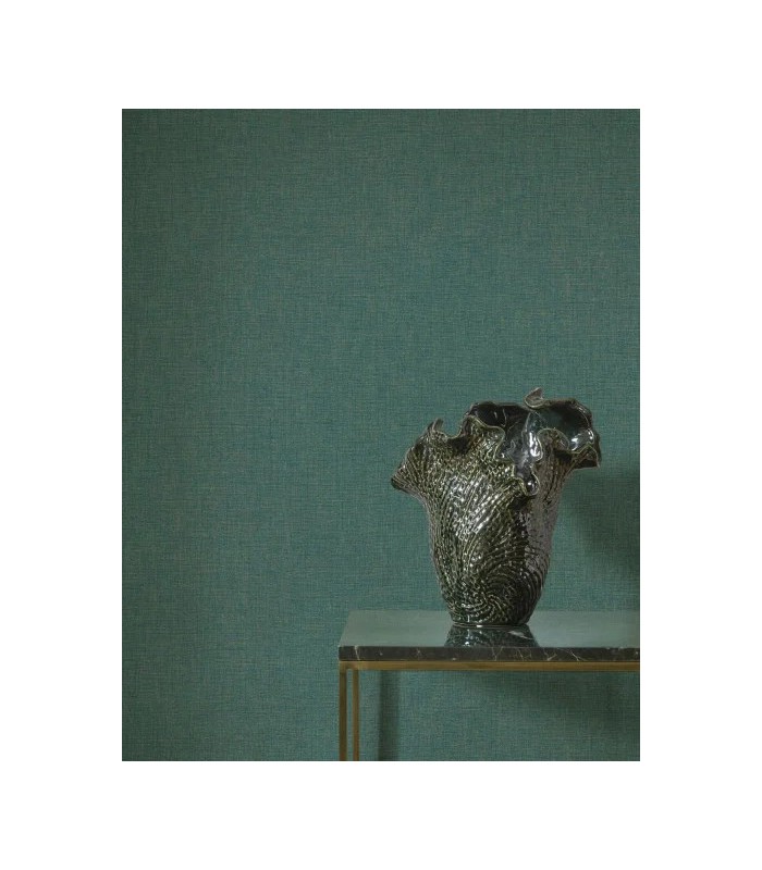 Papier peint Casadeco - Caractère bleu paon - 20117