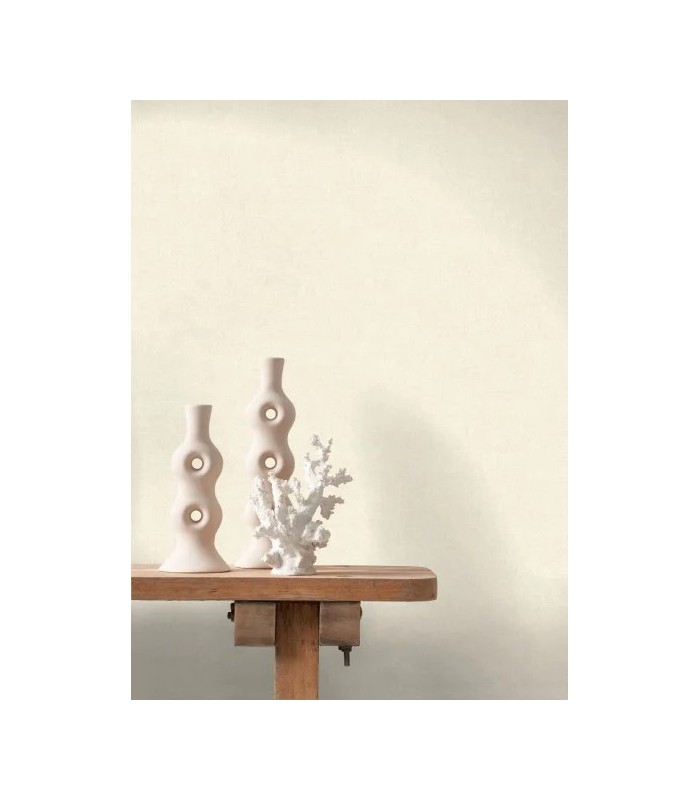 Papier peint Casadeco - Empreinte beige ivoire - 8870 VI