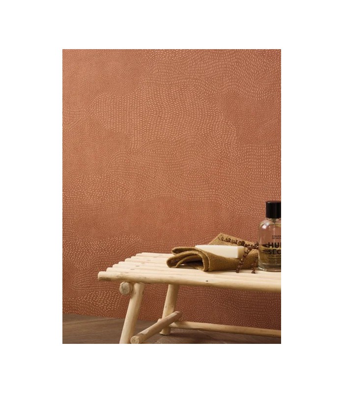 Papier peint Casadeco - Nubio terracotta - 20113