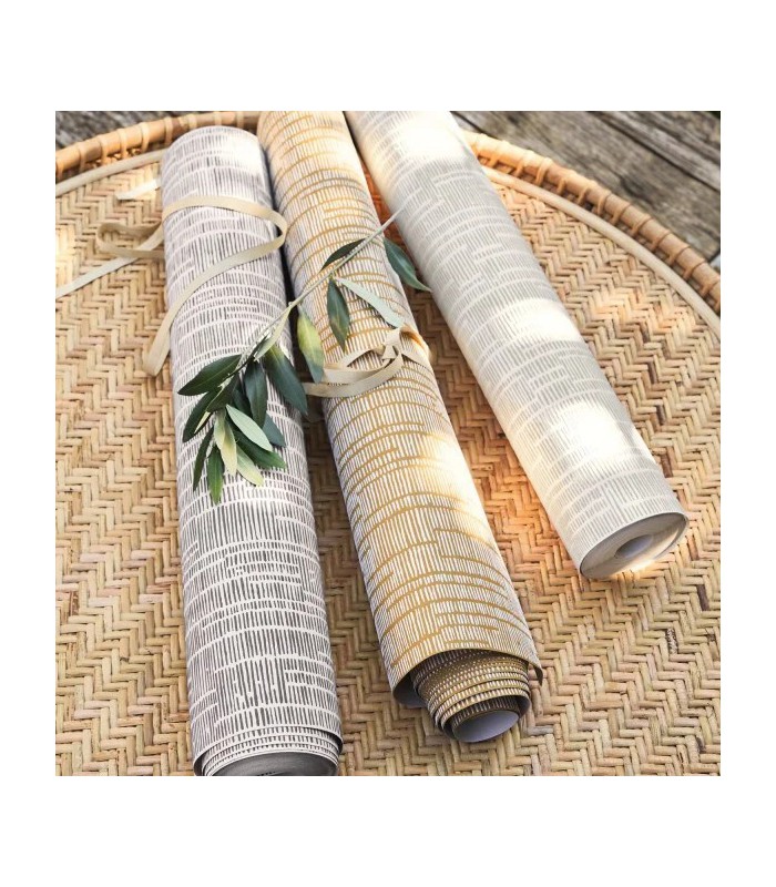 Papier peint Casadeco - Capri galet - 8744