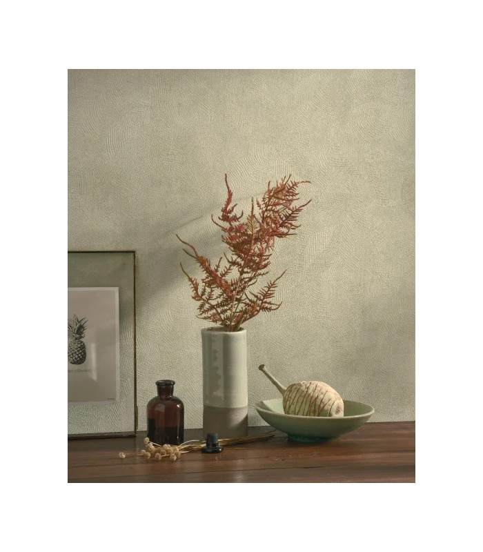 Papier peint Casadeco - Masaya Vert lichen - 8642