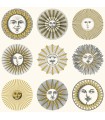 Papier peint SOLI - Collection FORNASETTI SENZA TEMPO 2 - COLE&SON - REF 123/1002