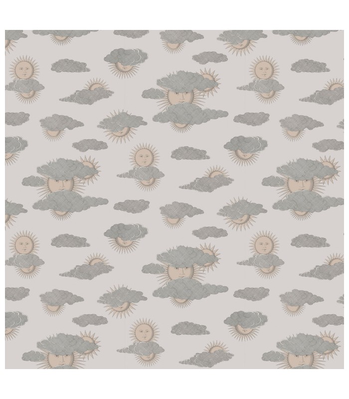 Papier peint SOLI E NUVOLE - Collection FORNASETTI SENZA TEMPO 2 - COLE&SON - REF 123/2009
