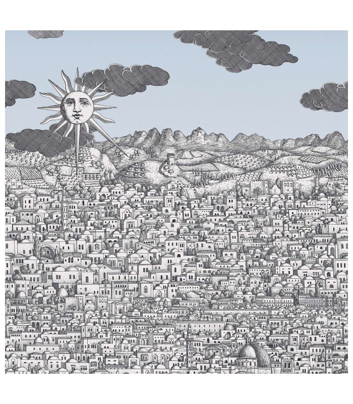 Papier peint VISTA MEDITERRANEA - Collection FORNASETTI SENZA TEMPO 2 - COLE&SON - REF 123/3014