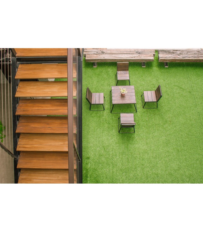 Gazon synthétique 8mm  - TIGER - à la coupe sur mesure - Largeur 4 mètres