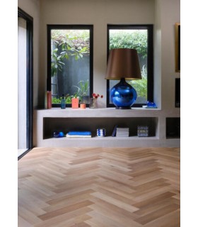Parquet bâton rompu Iconics S Herringbone Oak Authentique Calypso 495 x 110 x 14 mm