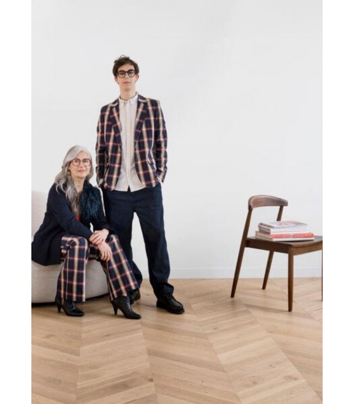 Parquet chevron Iconics S Herringbone Oak Naturel Chêne 495 x 110 x 14 mm